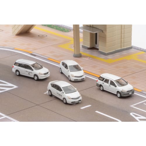 The Car Collection Car Collection Basic Set Selection (Select) Business Car White Diorama Supplies