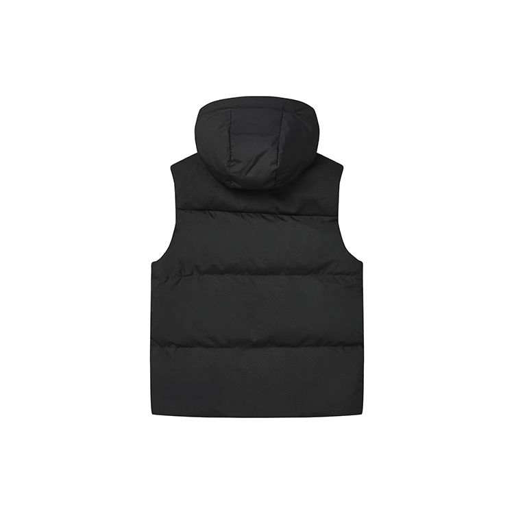 Fila Fused Straight Casual Down Vest Men Vests Black F11M249905F-BK