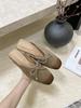 2025 New Summer Slippers Split Leather Shoes Retro Flats Slip-on Sandals Beach Slippers Leisure Walking Shoes Zapatos Para Mujer