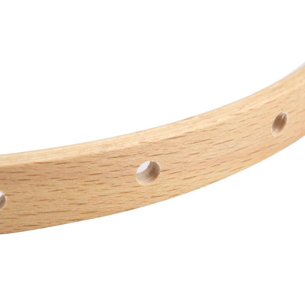NEUE Bequeme DIY-Webwerkzeuge Runder Holz-Strickwebrahmen Handwerk Handgefertigte Wandbehänge Haushaltswerkzeug