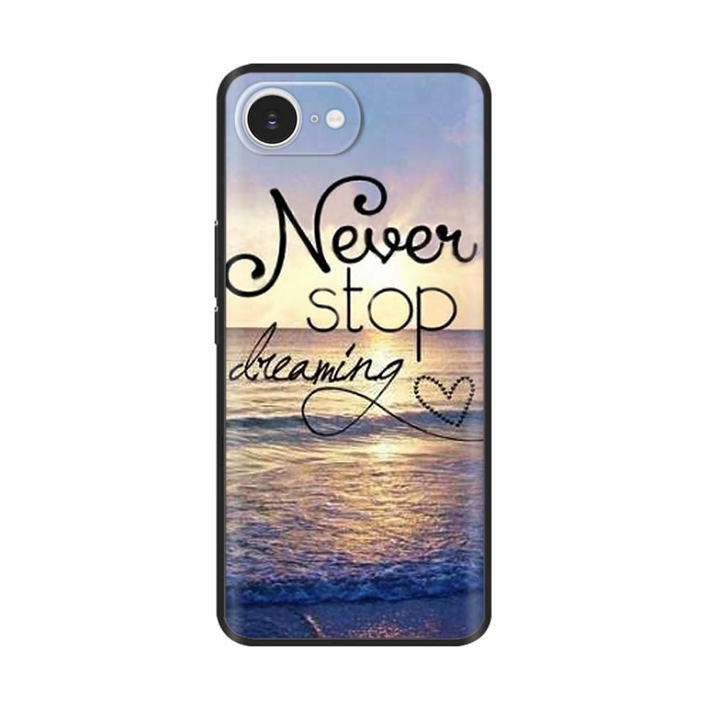 Silicone Phone Case For For iPhone 16E iPhone16E SE 2025 SE4 5G Soft Black Shockproof Shell Protection Back Cover Cases Coque