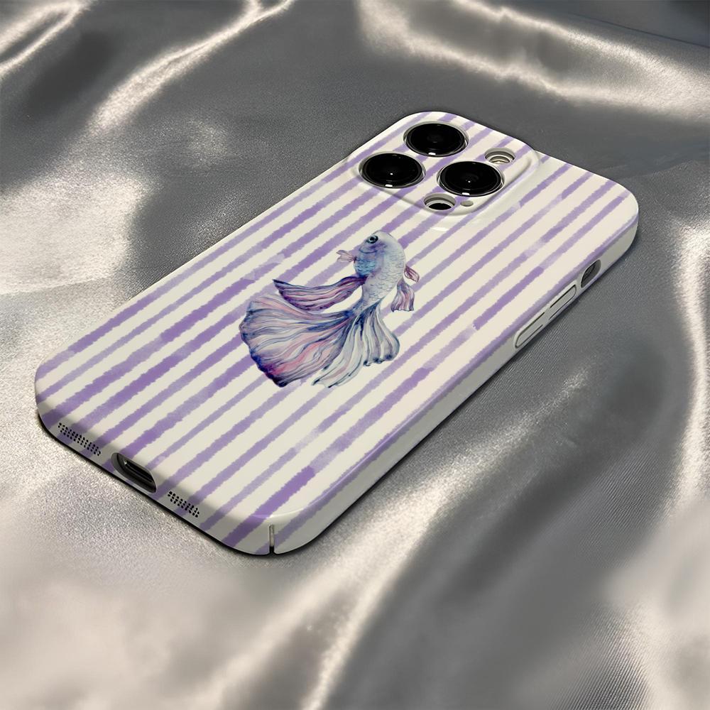

Ocean Life Theme Striped Phone Case For IPhone 17Promax 16 15 14 13 12 11 Pro Max Plus Tough Personalized Cover iPhone 15 Pro