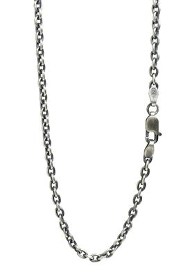 Ibushi Azuki Chain Length Width Thin Silver 925 Necklace Chain Necklace Chain SV925 Chain Only [Shinjuku Ginnokura] 40-70cm (45cm) Approx. 2.8mm Men's
