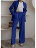 2025 Women's Autumn/Winter Fashion: Elegant Solid Color Suit & Pants Set