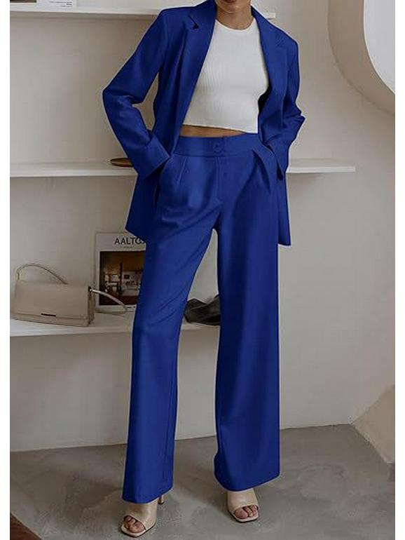 2025 Women's Autumn/Winter Fashion: Elegant Solid Color Suit & Pants Set