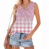 Women's V-neck Fashion Casual Floral Print Summer Vest Top