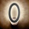 Luxurious Acrylic Crystal Wall Lamp, Crystal Oval Wall Lamp, White Color