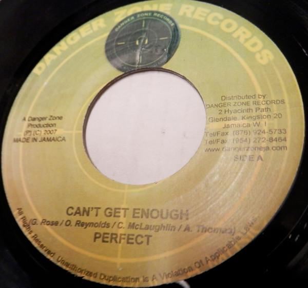 7inch Record PERFECT, RAS SHILOH - Can't Get Enough / All Are One NONE Danger Zone Rec 2007 Jamaica Reggae, Ska & Dub Used