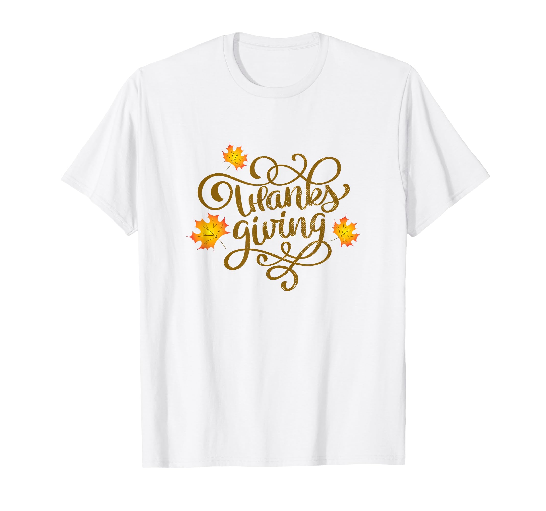 

День благодарения 2020 Дизайн кленового листа Осень Осенние листья Футболка чёрный