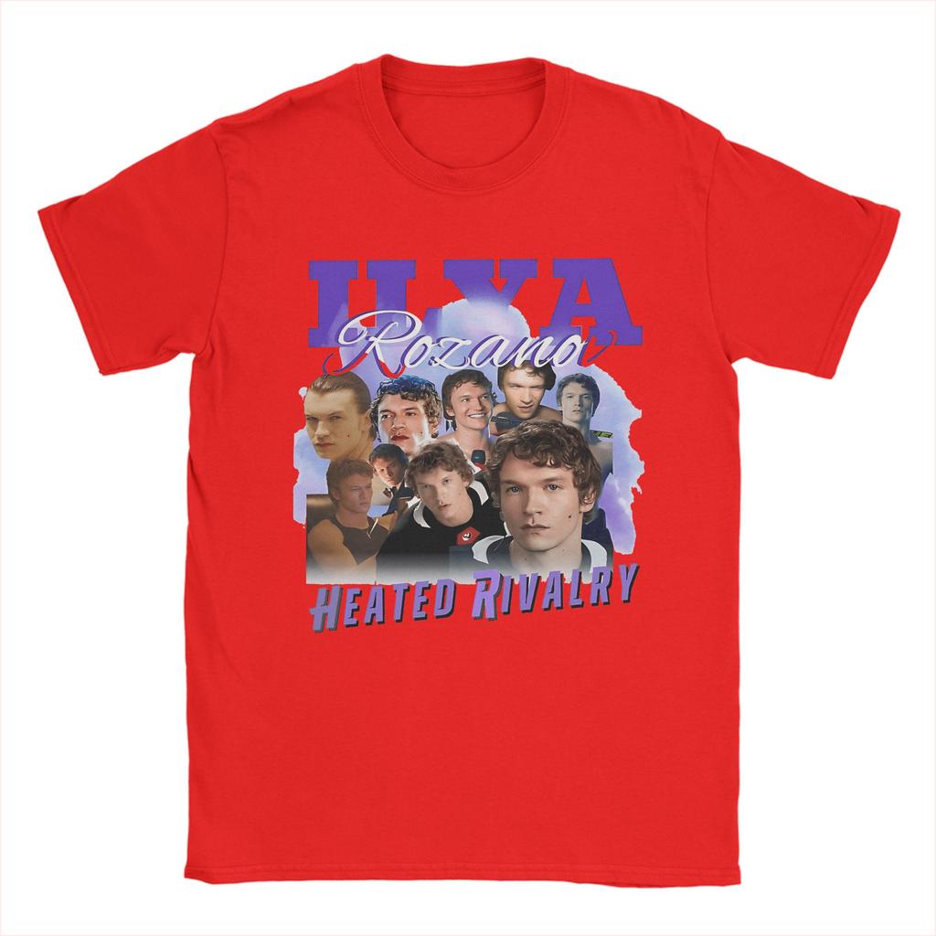 2026 Summer Mens Heated Rivalry Ilya Rozanov TShirts Mens Cotton Tops Amazing Short Sleeve Crew Neck Tees 6XL TShirts