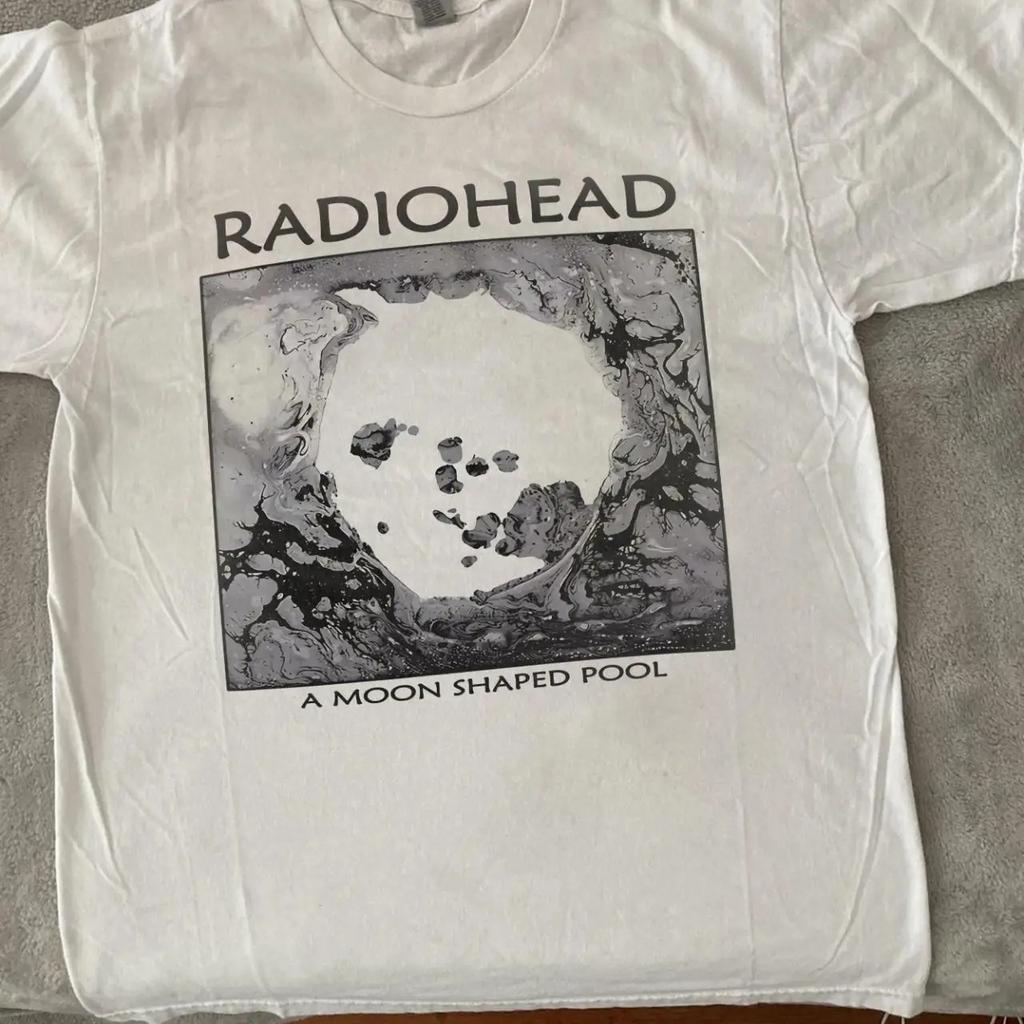2026 Summer Unisex Hot Selling Vintage Radiohead TShirt The Bend Album Band Copy Pattern Unisex Print Rock Hip Hop Artist Street Life Top