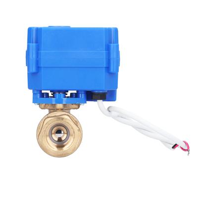 Motorlu Küresel Vana DN15 Mini Elektrikli Düz Geçişli Hidrolik Ekipman DC36V