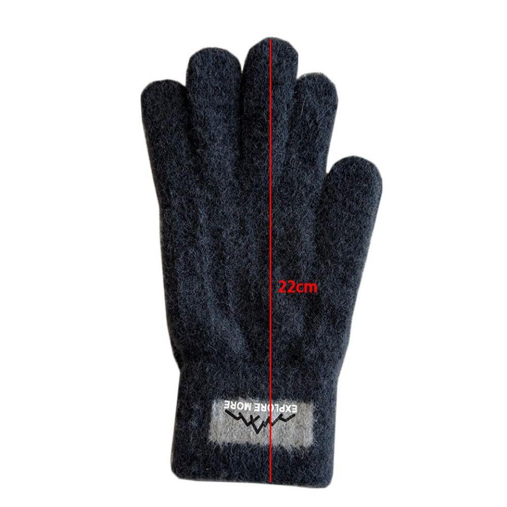 Cold Proof Warm Gloves Casual Mittens New Plush Gloves  Winter