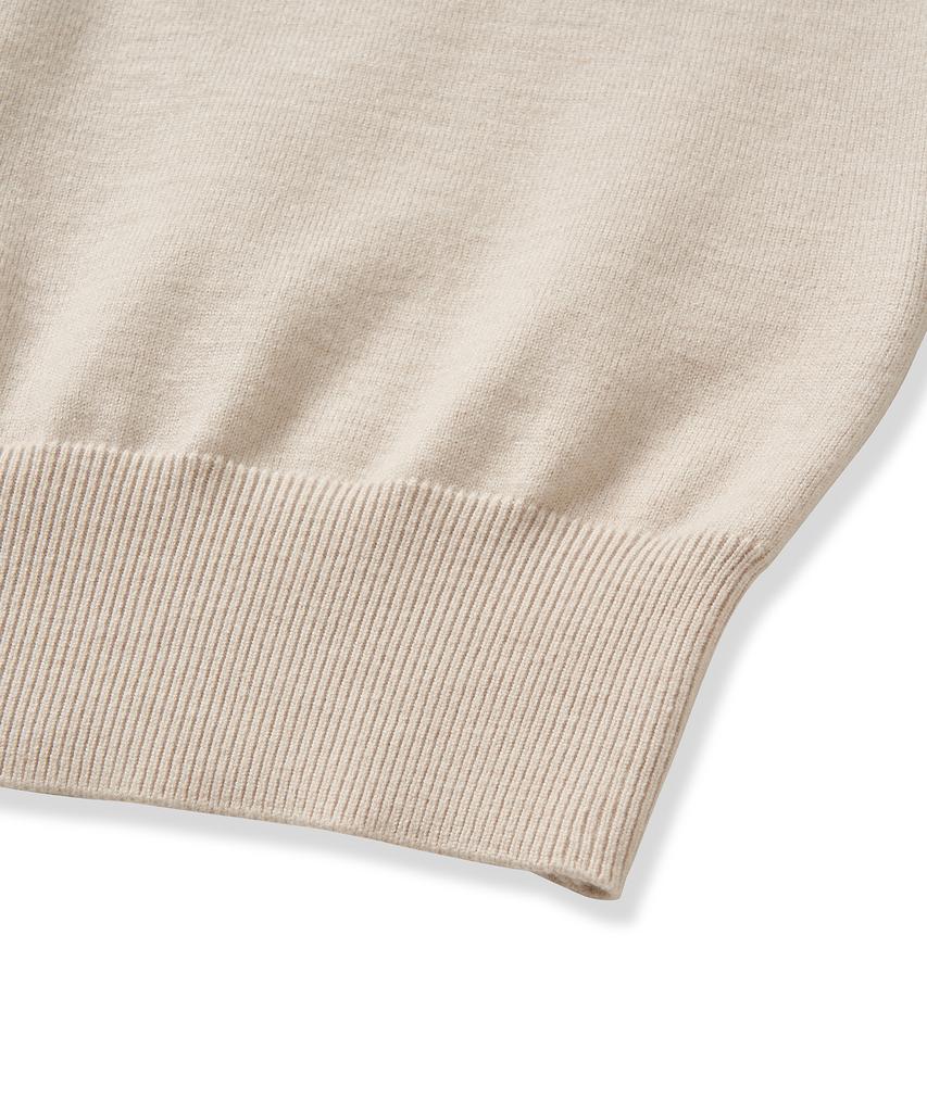 CUZNELLO Soft Touch Round Knit_Oatmeal