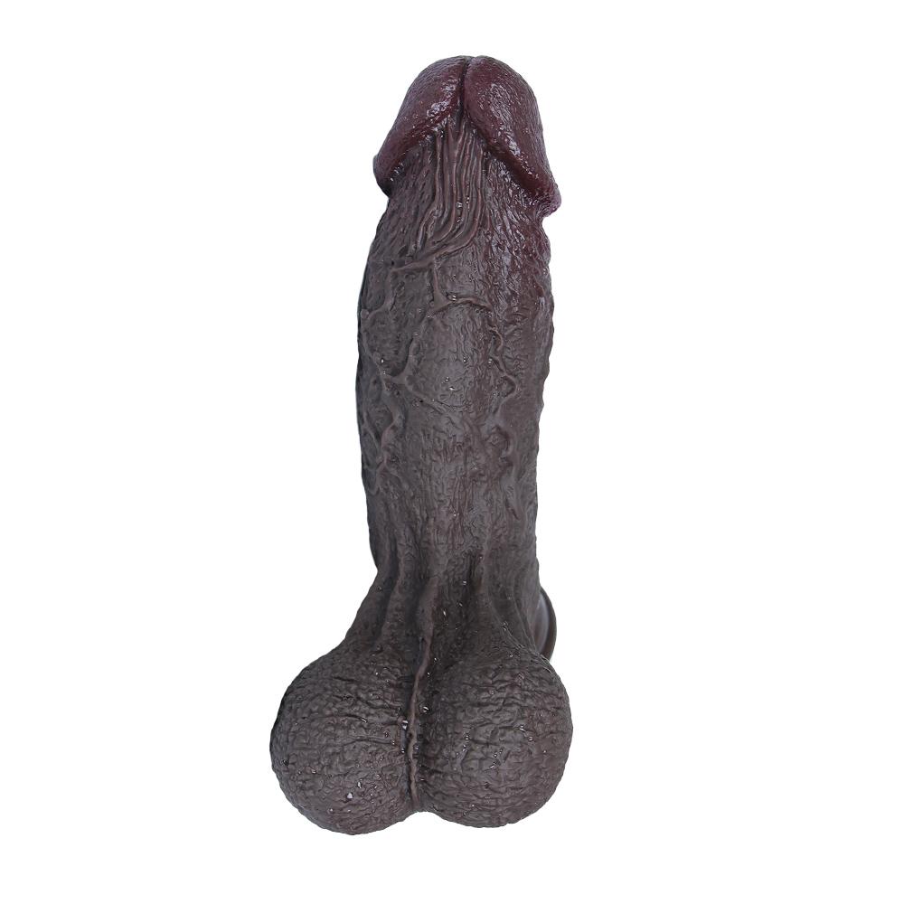 Realistic Silicone Dildo with Strong Suction Cup, Soft Body-Safe Silicone, Waterproof, Hands-Free Design, Discreet Packaging
