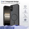 KEYSION Custodia Magnetica per Telefono per OnePlus Nord CE5 Silicone+PC Opaca Traslucida Trasparente Antiurto per OnePlus 1+Nord CE 5 5G