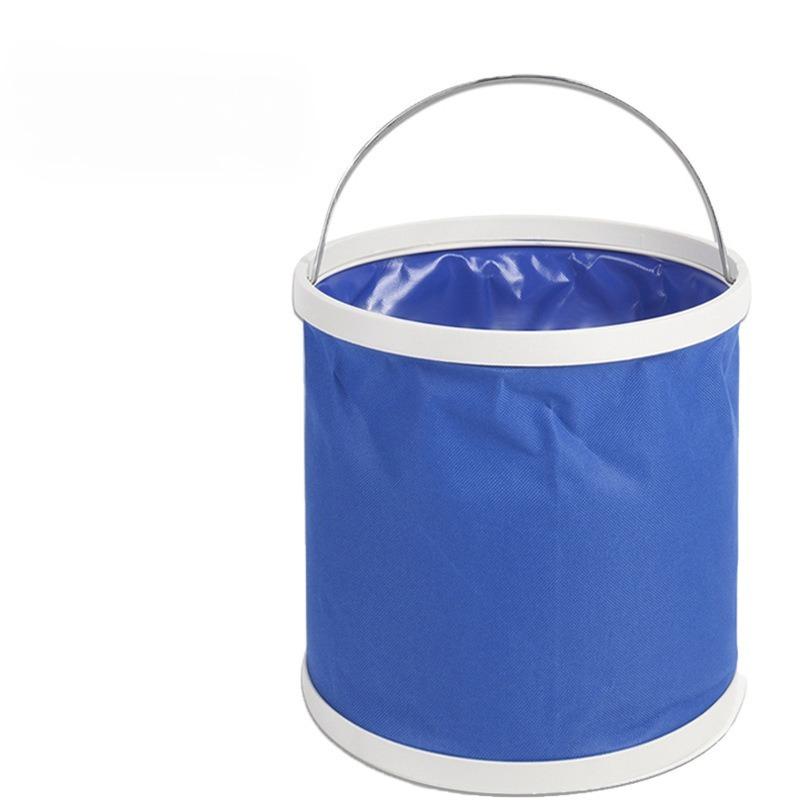 1Pc Folding Bucket for Car Shrinking Bucket Portable Car Wash Bucket in Car Outdoor Fishing Bucket Retractable Barrel
