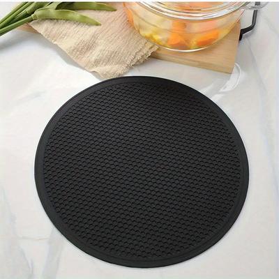 Tappetino in Silicone per Forno a Microonde Tappetini a Forma di Nido d'Ape Tappetino Rotondo Resistente al Calore Sottopiatto da Cucina Tappetini Anti-scottatura per Piani di Lavoro