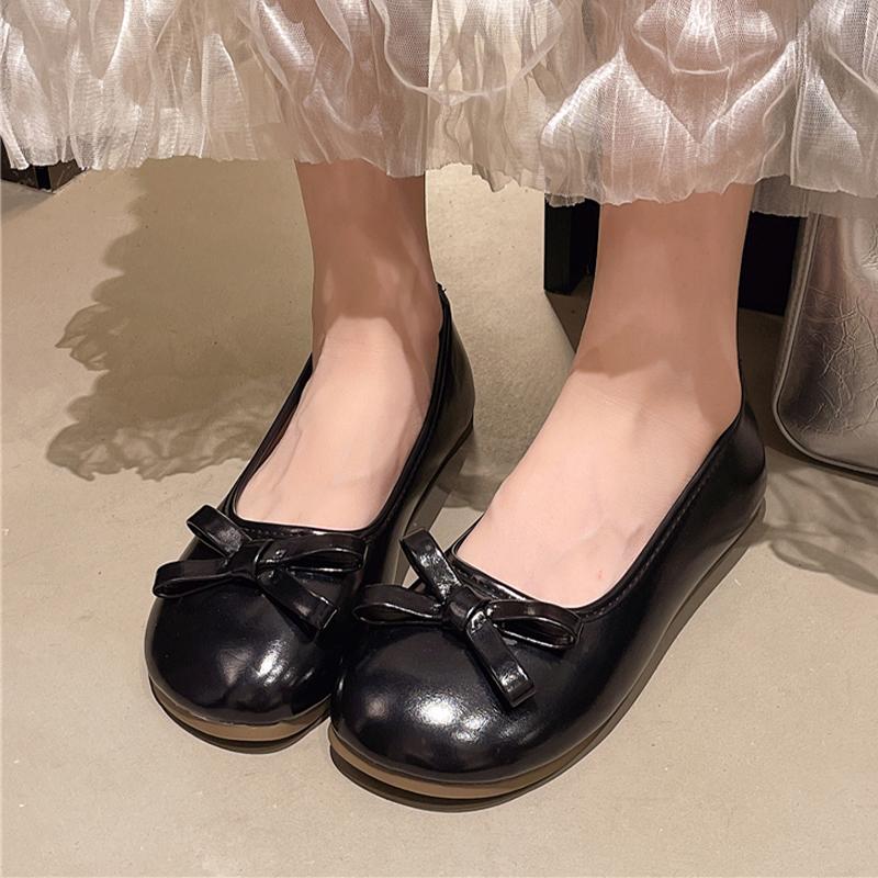 Fashion Flats Women Mary Jance Shoes Shallow Bow Dress Loafers Shoes Fashoin Sandals Autumn 2025 Luxury Sport Casual Chaussure Femme
