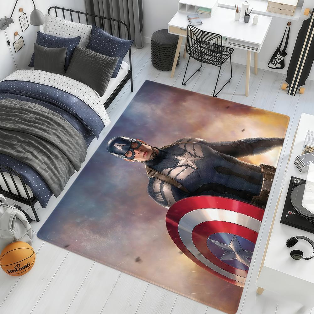 movie cool C-Captain A-America ML hogar Bedside Rug Kitchen Bath Floor Mat Hallway Balcony Carpet Entrance Doormat Decor Home