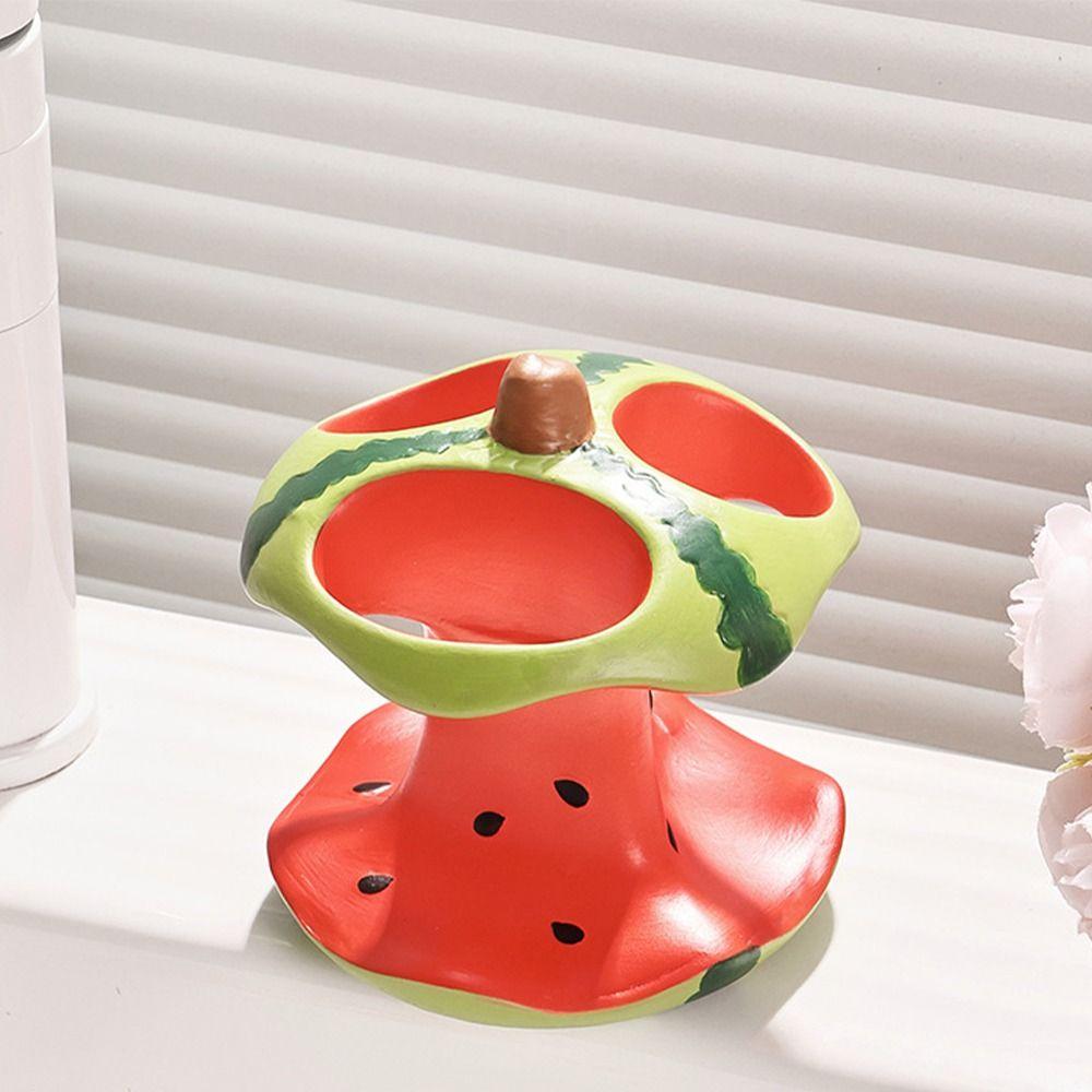 Ceramic Toothbrush Storage Rack 3 Holes Electric Toothbrush Holder  Bathroom Sink