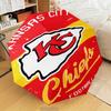 Kansas City Chiefs Pattern Umbrella Folding Umbrella, Automatic Umbrella 8-Frame for Travel, Camping Use Gift for Halloween Christmas