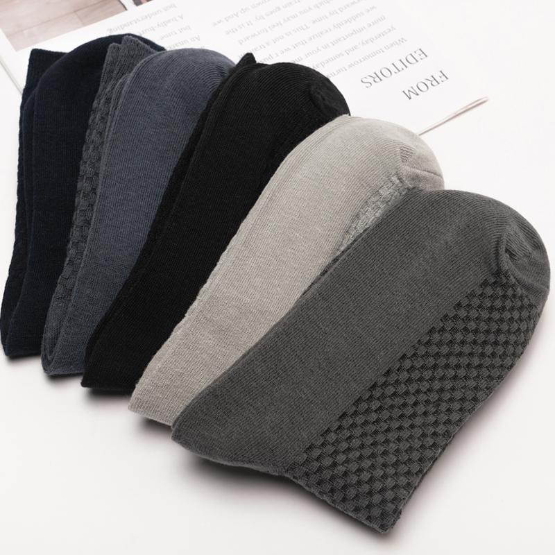 10 Paar Herrensocken aus Bambusfaser, lang, schwarz, Business, weich, atmungsaktiv, neue hochwertige Herbstsocken für Männer, Übergröße EU 38–48