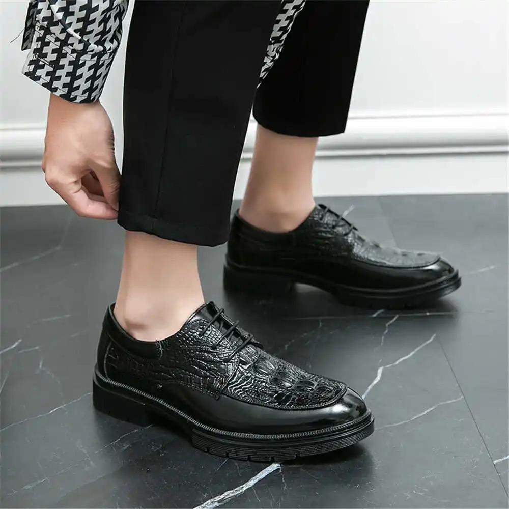 Normal Leather Plateforme Man Vintage Boots Chunky Sneakers 47 Skate Shoes For Sport Novelty On Offer Play China Brand Name