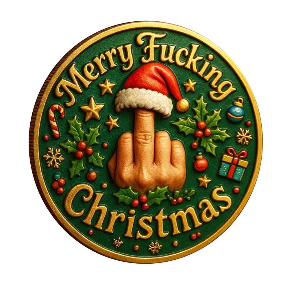 Merry Christmas Coin Commemorative Coin, Gift For Friends