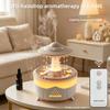Xiaomi Rain Cloud Humidifier Mini UFO Aroma Diffuser with Remote Control - Colorful LED Night Light & Raindrop Sound for Bedroom Home a