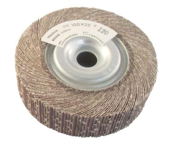 

TRUSCO Polishing Wheel Outer Diameter 100 Width 25 2 pieces TFW10025120 120#