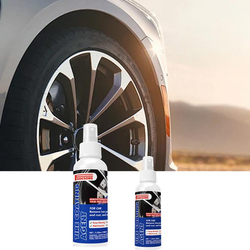 For Varnish Polish Tire Shine Spray Tire Cleaner 100ml Shiny Car Stuff Tire Cleaner Spray Wet Tire Dressing For Car SUV Home