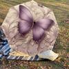 1PC Butterfly Floral Umbrella-8-Rib Reinforced Portable Folding Travel Suitable for All Seasons Outdoor Daily Use-H0385