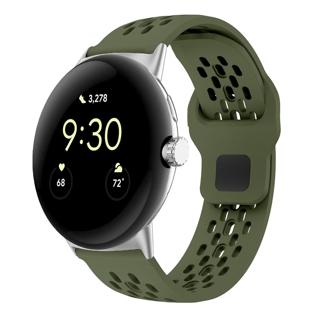 Silicone Band For Google Pixel Watch 5/4/3/2/1 Breathable Sport Strap For Pixel 3/4/5 45mm Smartwatch Replacement Soft Bracelet