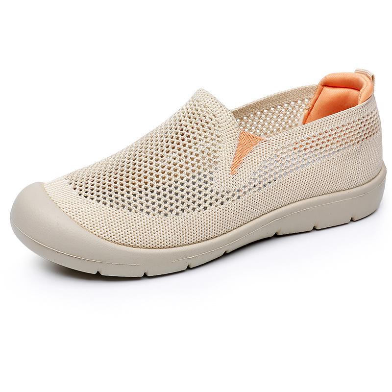 2025 Women's Lightweight Mesh Slip-On Shoes: Breathable, Soft Sole, Non-Slip, Comfortable for Spring/Summer