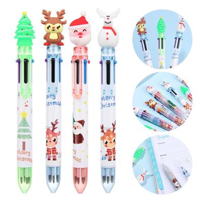 Students School Decor Santa Claus Pen Xmas Stationery Merry Christmas Cartoon Ball-point Pen