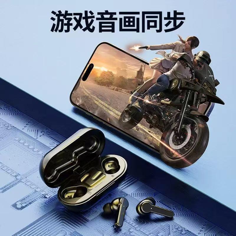 Hot-selling X65 wireless in-ear Bluetooth headset TWS mirror digital display super long battery life e-sports game headset