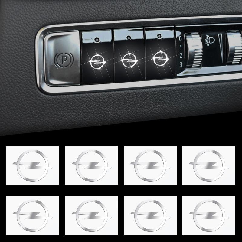 2/5/10pcs Car 3D Metal Stickers Auto Logo Decals Styling For Opel insignia Astra H G J Antara vectra Vivaro corsa c d zafira b QS7