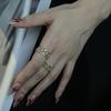 French Medieval Fashion Open Ring Light Luxury High Sense Personality Hollow Ring Index Finger Ring Women