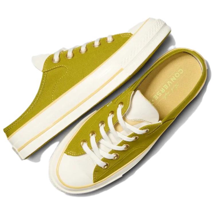 Converse Chuck 70 Mule Comfortable Durable Closed-Toe Slippers Women slippers Green A10077C