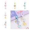 Cartoon Star Starry Clouds Keychain Korean Style Fine Flicker Resin Bag Accessories Student