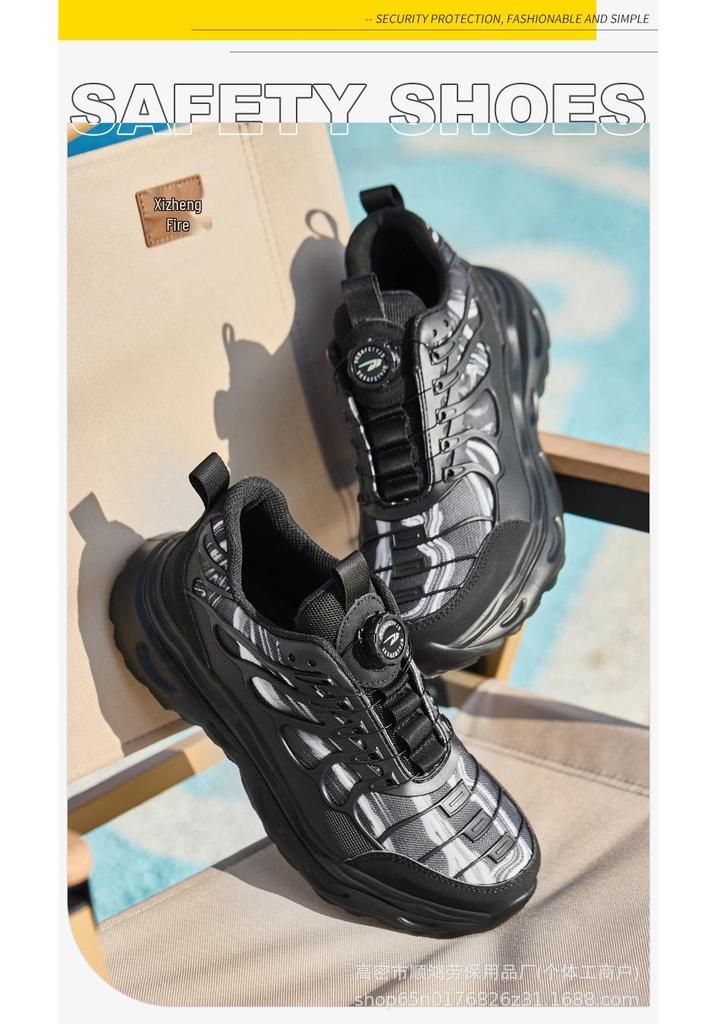 Cross-Border Anti-Smash, Anti-Puncture Safety Shoes - Durable, Slip-Resistant & Lightweight Work Shoes for Comfortable Long Wear