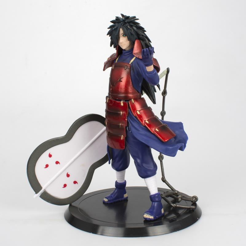 18cm Shippuden Uchiha Madara Action-Figuren Gesichtswechsel PVC-Statue Modell Japan Anime Geschenke Figuren Sammlung Spielzeug