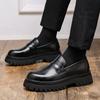 Men's classic thick soled shoes Luxury designer minimalist style Office or leisure business 38-46 Fashion daily versatile