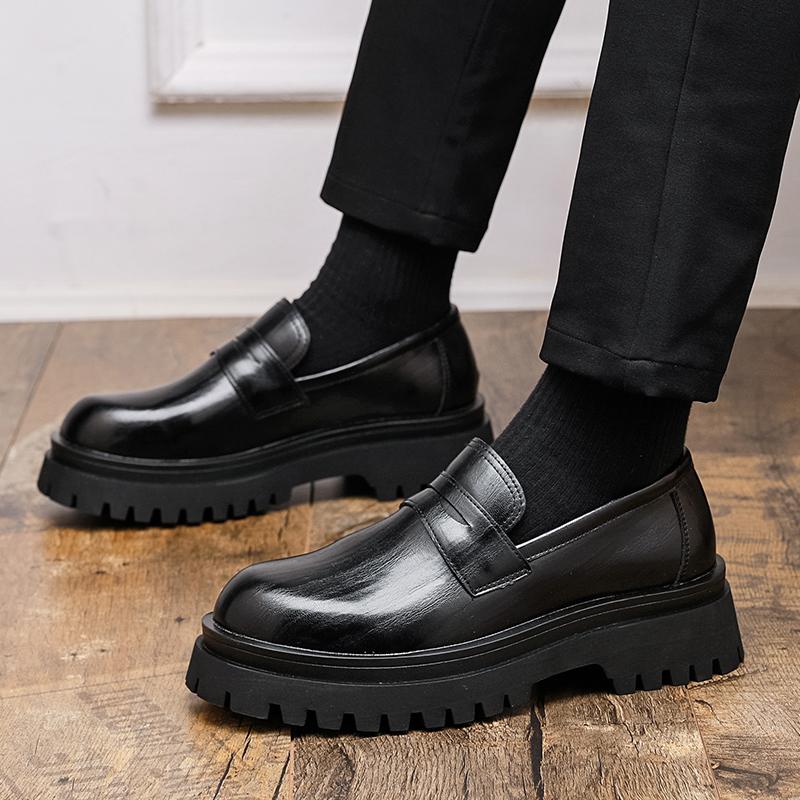 Men's classic thick soled shoes Luxury designer minimalist style Office or leisure business 38-46 Fashion daily versatile