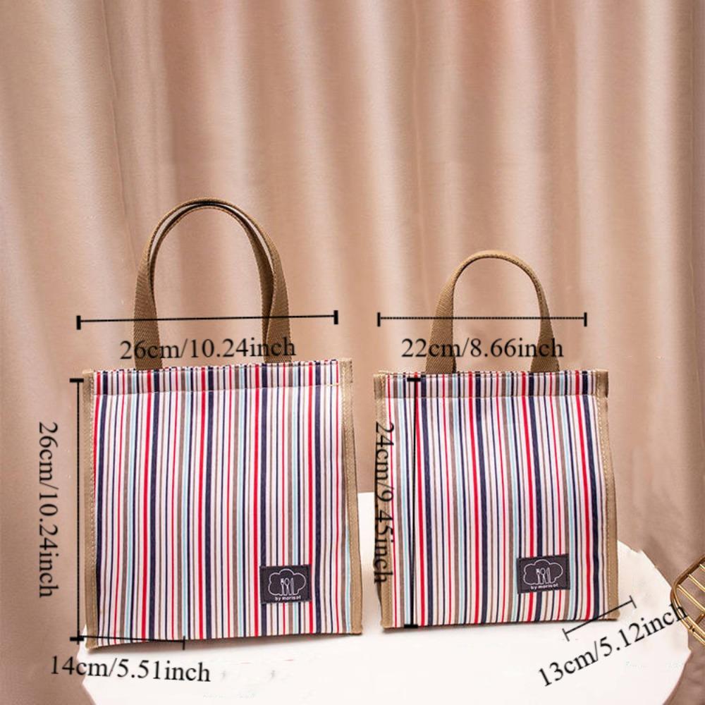 Large Capacity Insulated Thermal Lunch Bag Waterproof Storage Handbag Travel