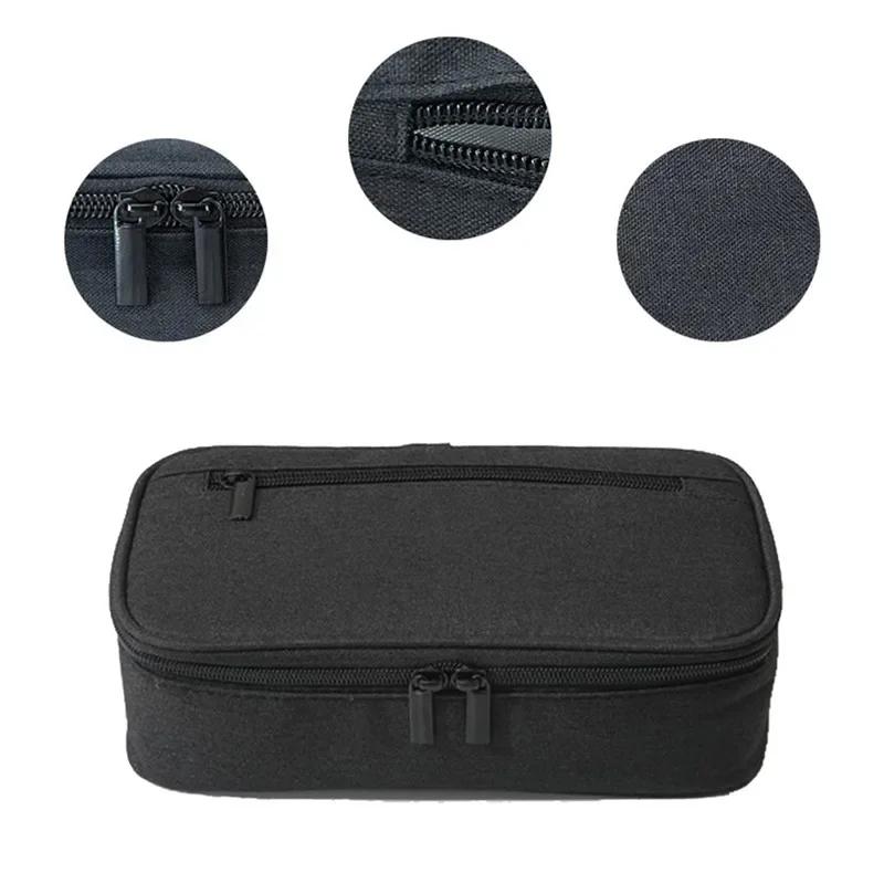 Geantă de depozitare pentru pixuri Etui pentru creioane 2 straturi Capacitate mare Cosmetic de înaltă calitate Materiale de studiu Cutii simple de papetărie pentru studenți