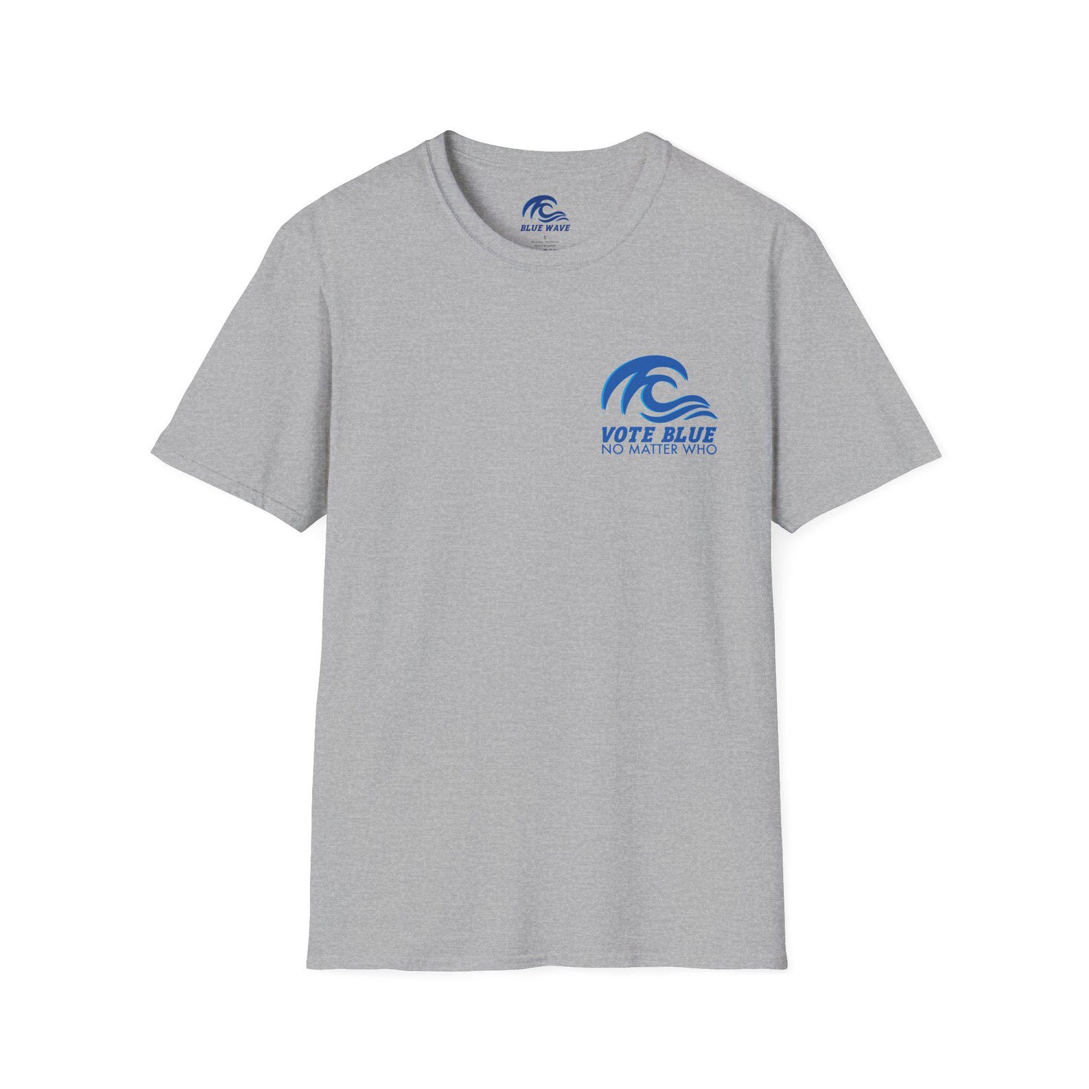 Vote Blue | Soft Touch Wave Graphic tee 2XL