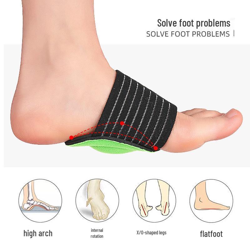 New Soft Shock-Absorbing Arch Support Pads for Men & Women - Thick, Flat, Forefoot Cushion for Sports and Foot Protection