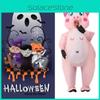 Inflatable Pig Costume For Celebrations And Theatrical Acts With Sewn Craft For All Ages